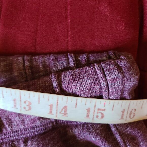 Victorias Secret LOVE PINK Sweatpants Small Plum Lounge Pants French Terry Baggy - Picture 12 of 14
